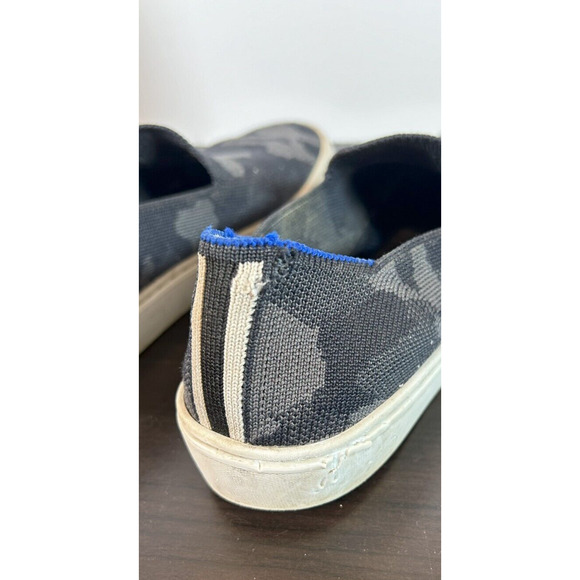 Rothy's Womens 6 The Slip On Gray Camo Sneakers Shoes-See Description - Picture 5 of 7
